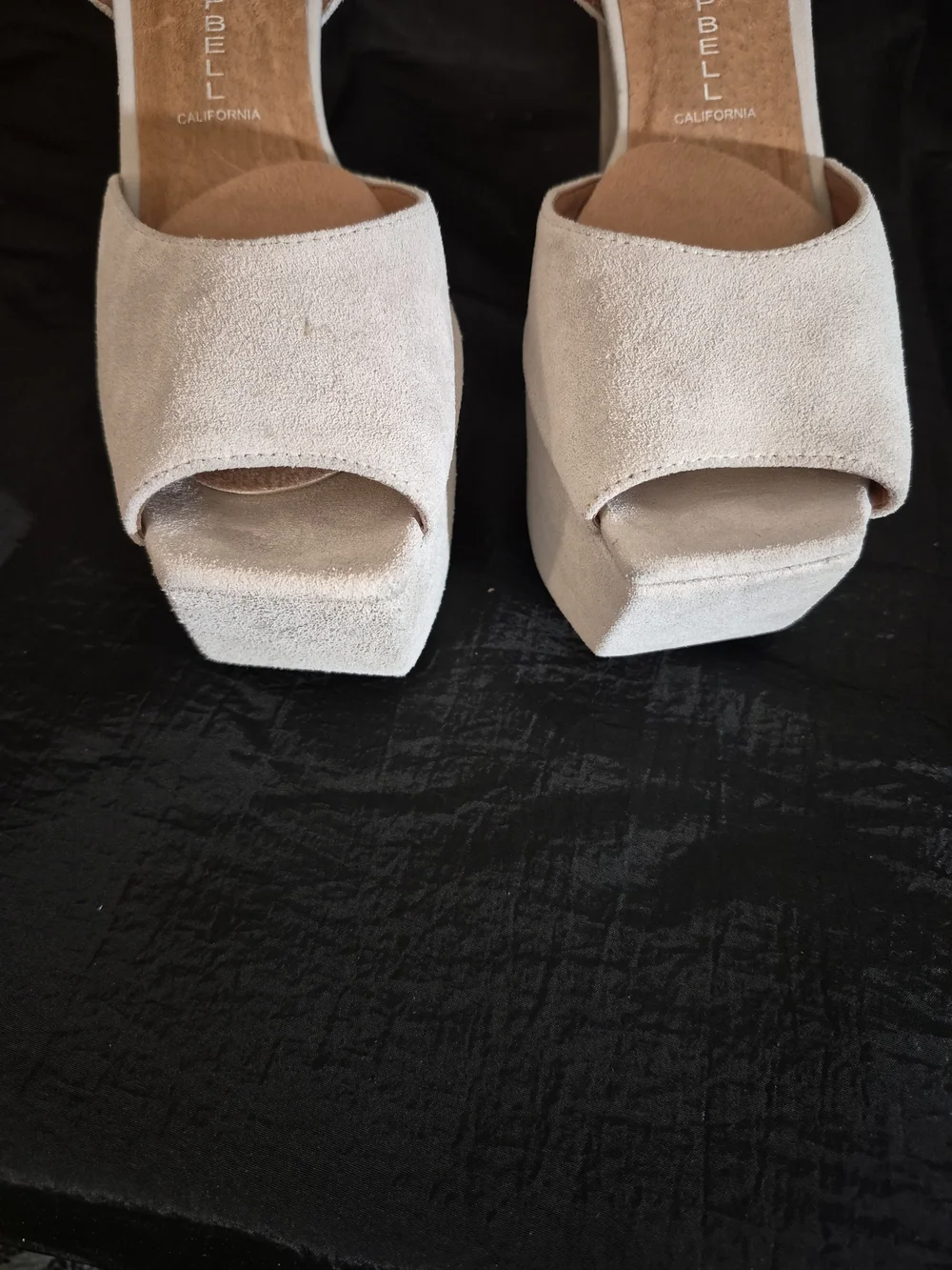 Jeffrey Campbell Havana Perfect 2- High Platforms In Ivory Suede